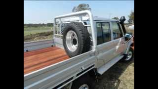 Land Cruiser Dual Cab Steel Tray by Boss Built