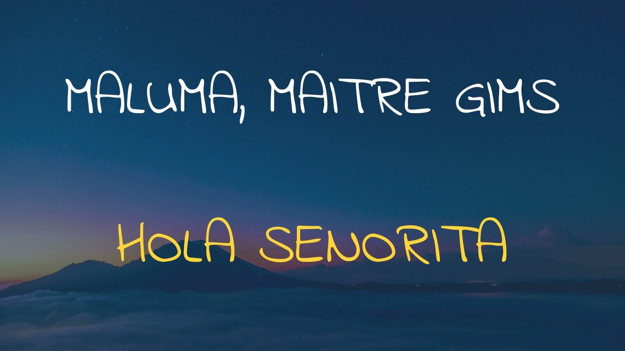🎧 MALUMA, MAITRE GIMS - HOLA SENORITA (SLOWED & REVERB)