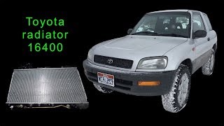 Replacing the radiator 1997 Toyota RAV4 (episode 15)