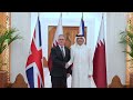 Prime Minister and Minister of Foreign Affairs Holds Talks with UK Prime Minister