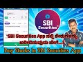 How To Buy Stocks In SBI Securities App | Jafar Tech Kannada
