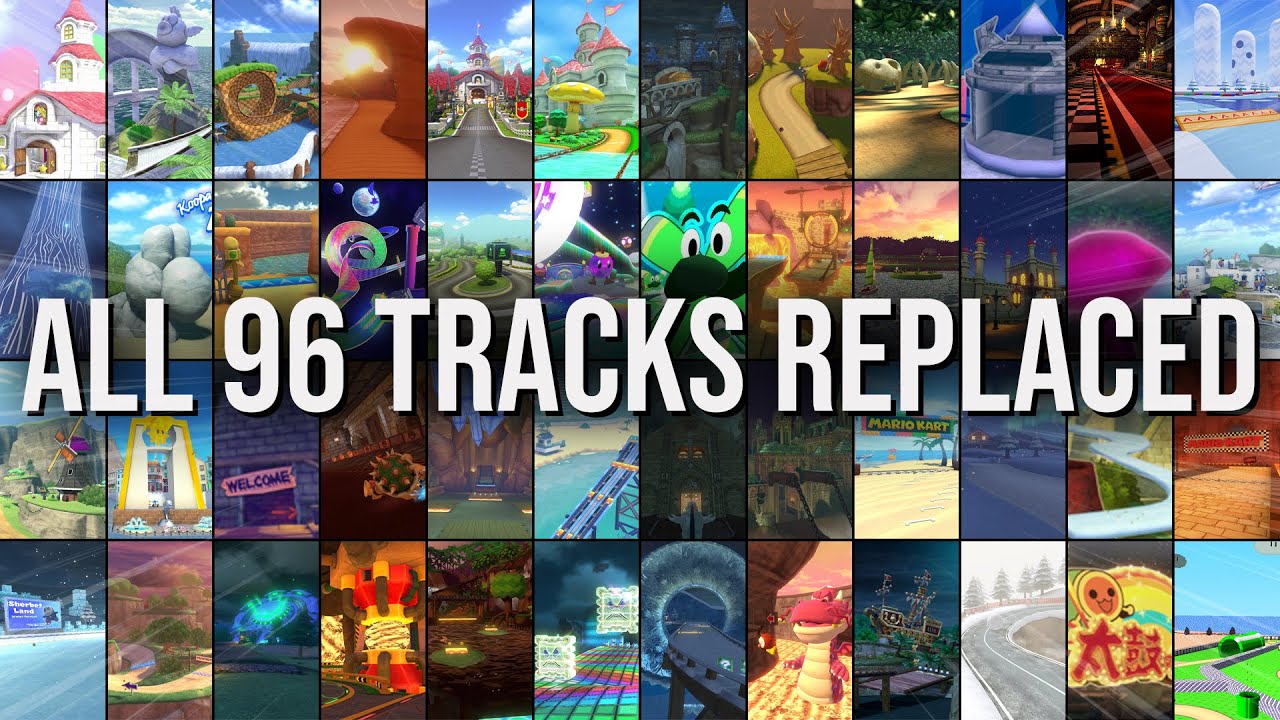 [⭐] (Mario Kart 8 Modded) MASSIVE TRACK OVERHAUL MOD 🎉