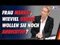 Aufruhr im Bundestag, als Alice Weidel mit Merkels Politik abrechnet! - AfD-Fraktion im Bundestag