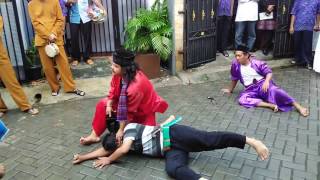 Palang pintu adat betawi lucu seru banget