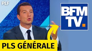 Jordan Bardella ATOMISE le plateau de BFM TV (en plein direct 😱)