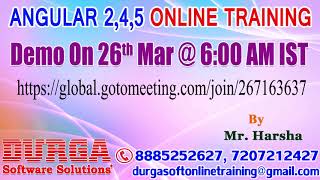Angular 2,4,5 Online Training in DURGASOFT screenshot 5