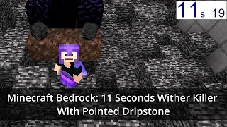 Minecraft Bedrock: 11 Seconds Wither Killer With Pointed Dripstone
In todays video we kill a wither in 11 seconds with pointed dripstone, while in survival Minecraft bedrock edition. It takes 11 seconds to kill the wither with 22 pointed drip stone. This method should work on all bedrock platforms. you just need to find a good play to detain the wither while the dripstone falls.
Have a question feel free to join my discord.
Discord: https://discord.gg/uZMtYyv
Music: The Sleeping Prophet
Publisher: Jesse Gallagher
Music: The Heart Of Battle VersionC_Full_Standard
Publisher: Digital Juice
http://cloudfront.public.digitaljuice.com/Support/eula/EULA_MusicBox.pdfhttp://cloudfront.public.digitaljuice.com/Support/eula/EULA_MusicBox.pdf
Music: Tearing Down Full
Publisher: Digital Juice
http://cloudfront.public.digitaljuice.com/Support/eula/EULA_MusicBox.pdfhttp://cloudfront.public.digitaljuice.com/Support/eula/EULA_MusicBox.pdf Minecraft Bedrock: 11 Seconds Wither Killer With Pointed Dripstone