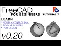 Freecad 020 for beginners  7  revolve and sweep for more complex modelling  part design