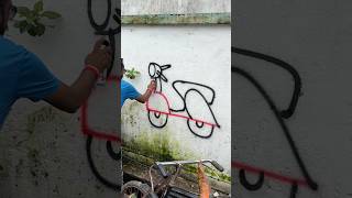 Draw scooter using P