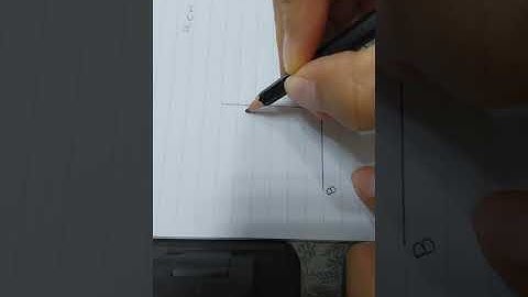 How to draw two parallel lines with certain length between them using a protractor