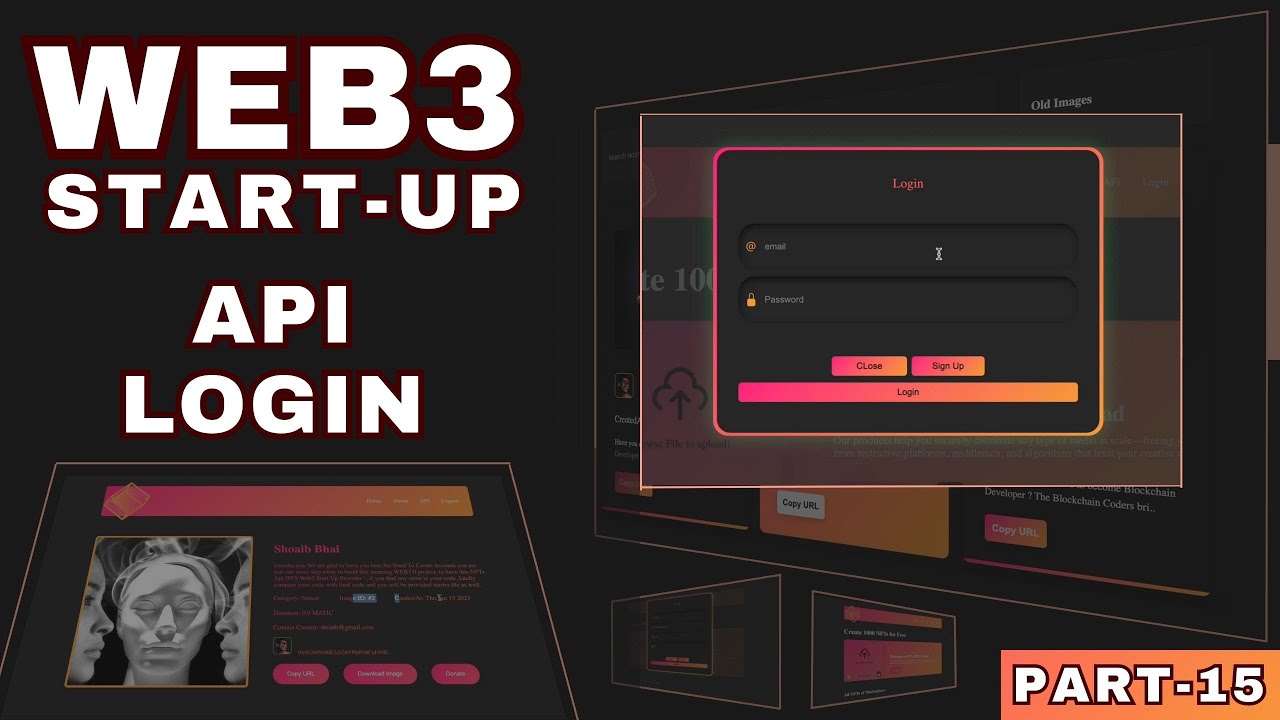React API BackEnd User Login | Building Web3 NFTs API Start-Up From ...