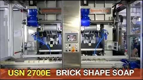 Binacchi press for high banded soaps + variable weight