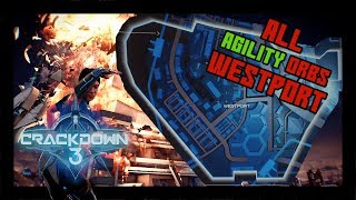 Crackdown 3 ALL Agility Orbs in WESTPORT (With ORB MAP)