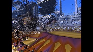 Traveling through fractal worlds. Live stream.