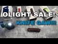 Olight black friday sale  new knife giveaway  oknife mettle 2 gaw results