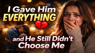 I GAVE HIM EVERYTHING AND HE STILL DIDN’T CHOOSE ME