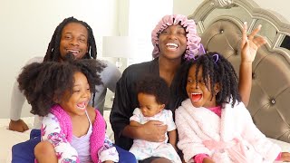 REALISTIC Family's Hair Wash Day Routine 💆🏾‍♀️ ALL GIRLS w/ ALL DIFFERENT HAIR TYPES *Send Help Pls*