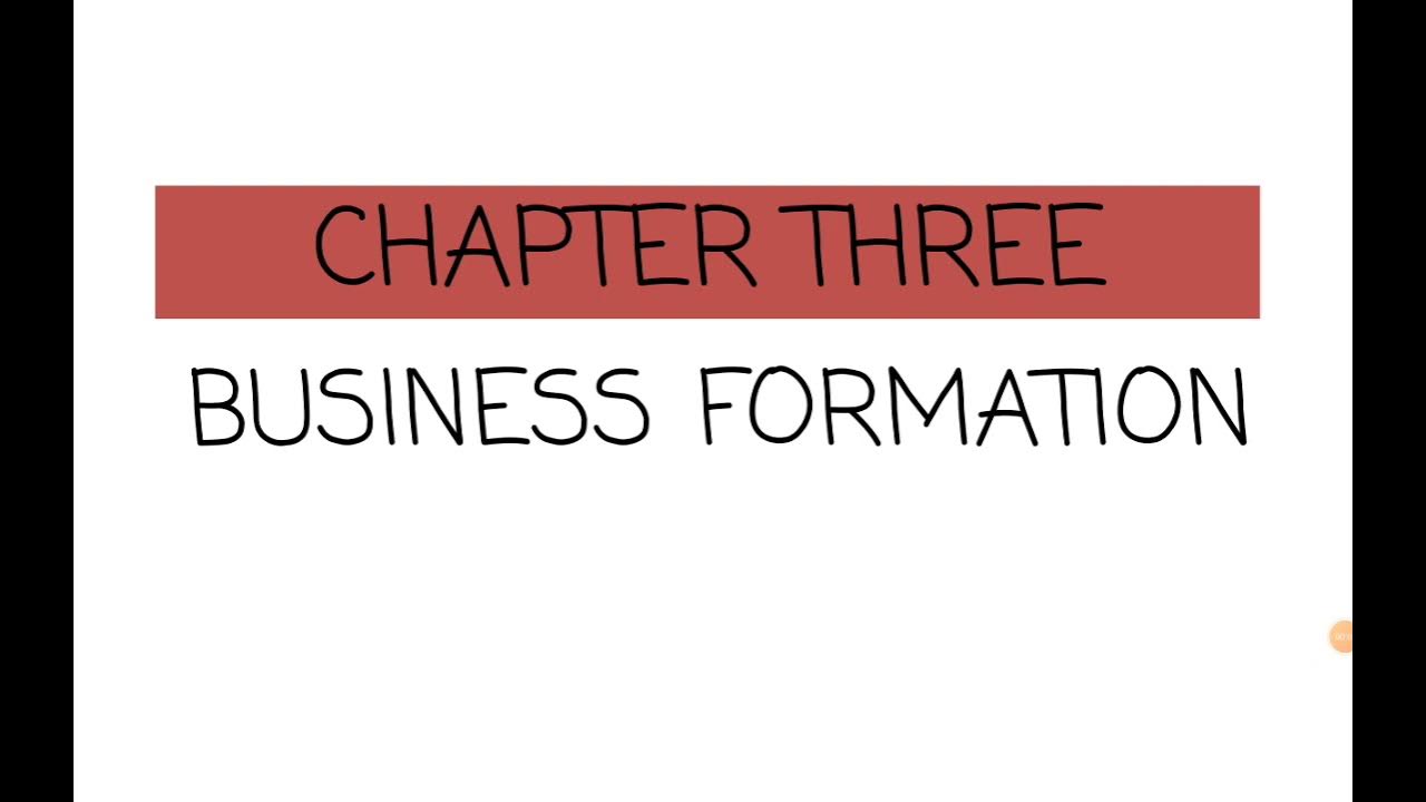 Entrepreneurship chapter three by afaan oromoo part one youtube