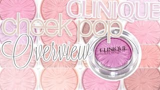 Review & Swatches: CLINIQUE Cheek Pop Blushes | ALL 12 SHADES!