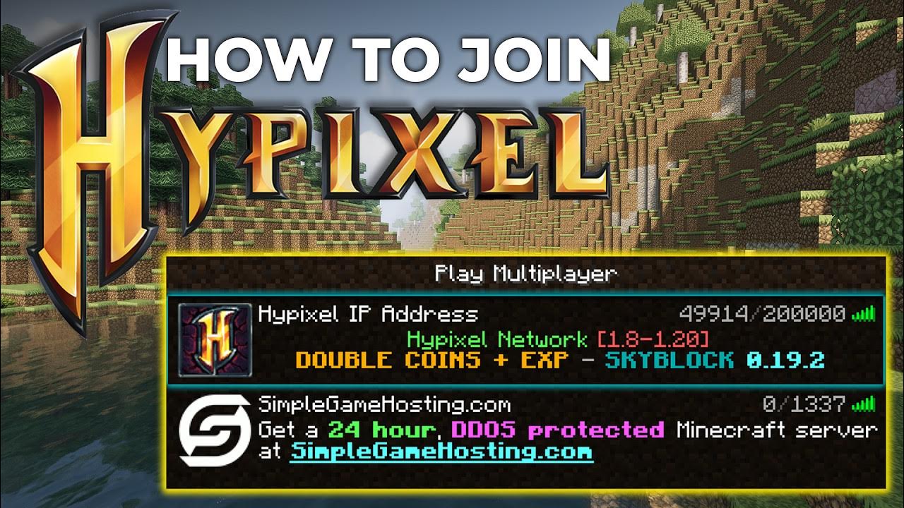How To Join Hypixel (Hypixel IP 2024) YouTube