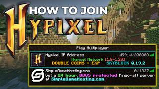 How To Join Hypixel (Hypixel IP 2024)