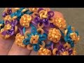 Rainbow Loom™ Button Cuff Charm Bracelet - Variation 3