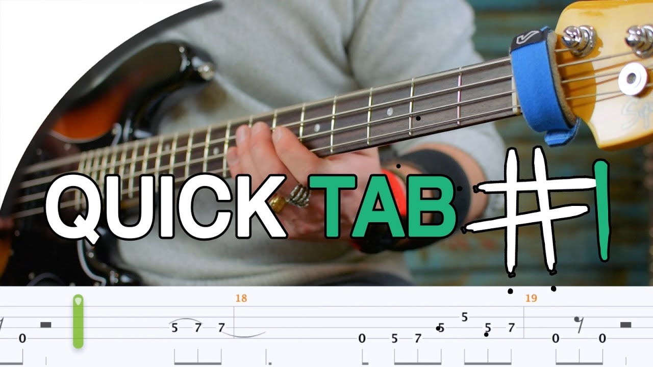 Quick Tab 1 Kansas Carry On Wayward Son Bass Cover With Tabs In The Video Youtube