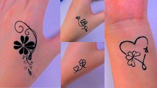 How to Draw a Lucky Four-Leaf Clover Tattoo with a Ballpoint Pen 🍀