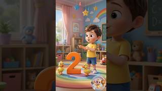 Learn Numbers 1 2 3 4 for Kids 🔢 | Fun Counting with Cute Boy 👶✨ #shorts
