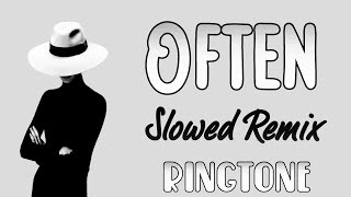 Often Slowed Remix Ringtone  (Download Link ⬇) | Often Tik Tok Remix  Ringtone | Ringtone Network Resimi
