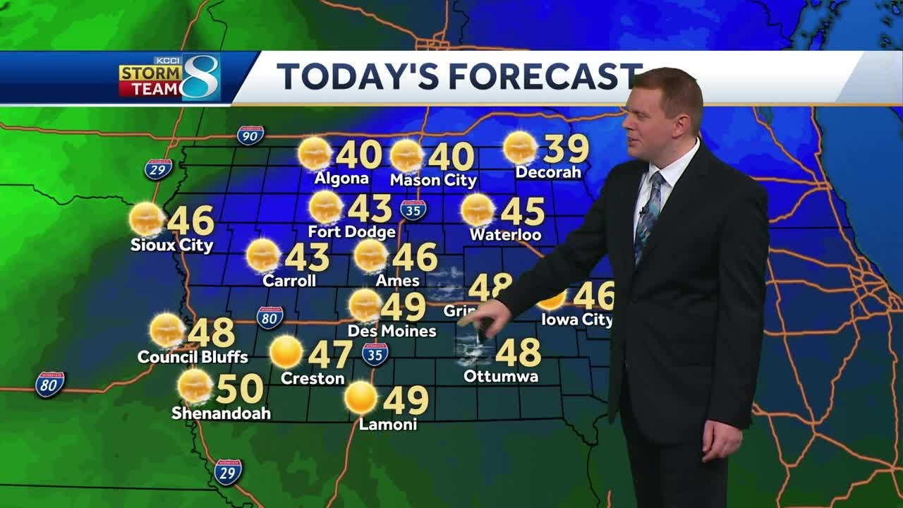 Iowa Weather: Sunny skies and mild weather returns today - YouTube