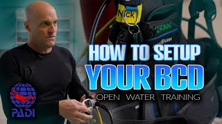 How to setup your Scuba BCD  Open Water Scuba Course - Part 1