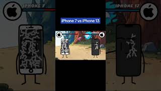 iPhone 13 vs iPhone 7  #против #animation #анимация #cartoon #kotMarakuy