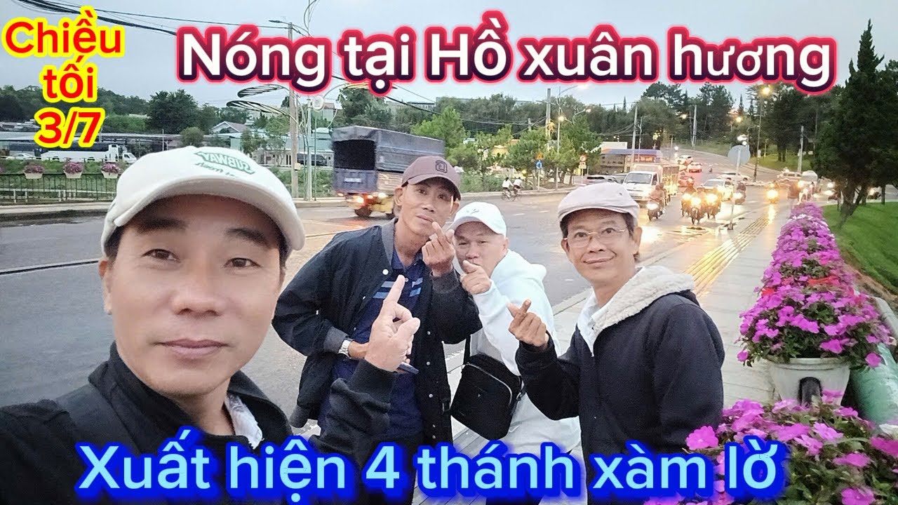 Evening of 7/3, the Master of Nonsense appears at Xuan Huong Lake