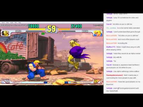 Fightcade SF3 Bafael vs Juicebox (live commentary) part 2 of 2