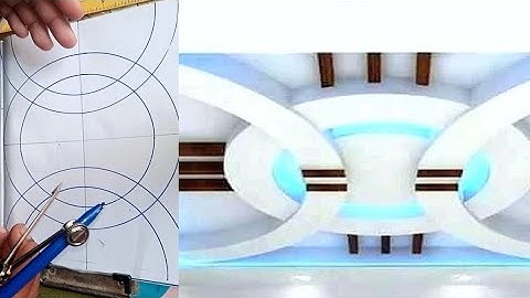 New pop false ceiling design, is design ko circle me mark ki gya