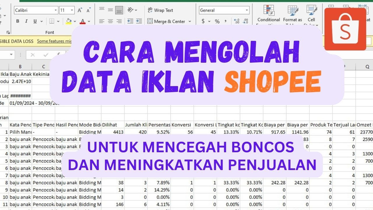 Cara Mengolah Data Iklan Shopee untuk Meningkatkan Penjualan dan ...