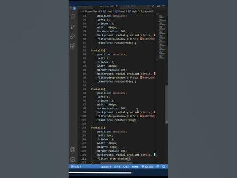 Making a beautiful flower using #html and #css | #shorts #EnableCoding ...