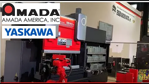 Amada and Yaskawa Motoman partner to tackle challenging bending applications with Press and Robot.