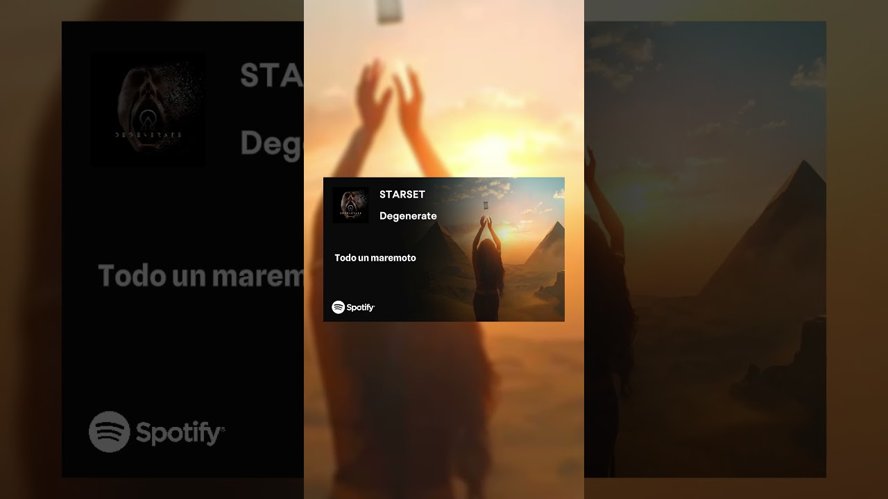 STARSET – Degenerate (Letra Español) #starset #degenerate #dustinbates #2024 #new #rock #español