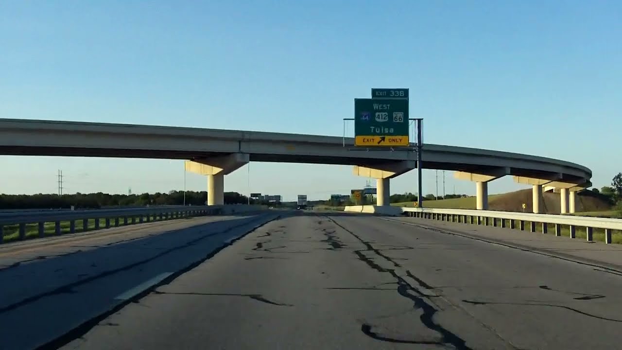 Creek Turnpike (Muskogee Turnpike to Will Rogers Turnpike) eastbound