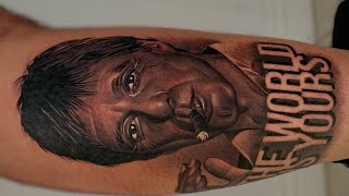 Tattoo timelapse-portrait