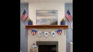 America Font & Flags Stitch-Out