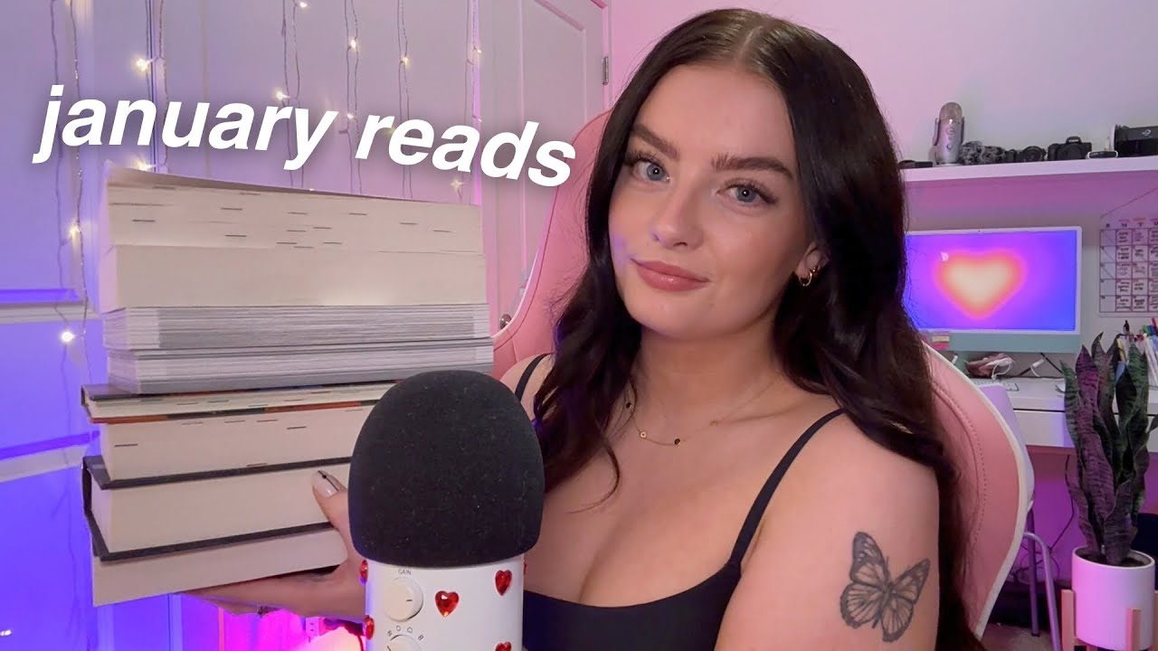 ASMR the 18 books i read in january! 💟 monthly reading wrap up