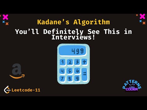 Maximum Subarray – Most Common Interview Question | Leetcode 53
