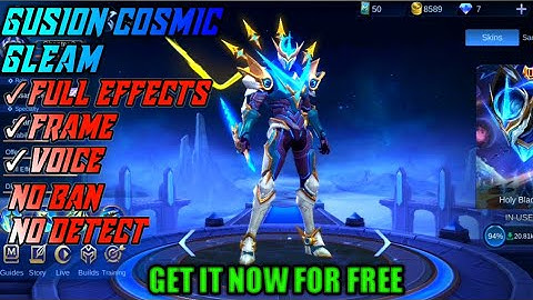 Guision Cosmic Gleam Script With Voice, Effects, Frame #MLBB