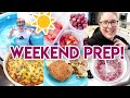 NOT AS PRODUCTIVE AS I WOULD HAVE LIKED! 😬 WEEKEND PREP 🍽 MEAL PREP + COOK WITH ME 🍔 VLOGUST 2020