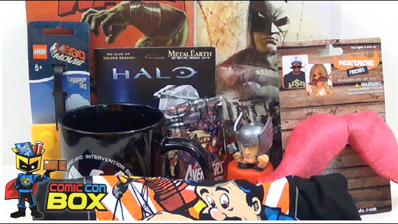 Comic Con Box June 2015 Assemble - YouTube