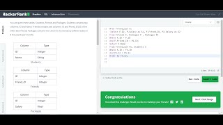HackerRank | SQL | Advanced Joins | Placements Solution