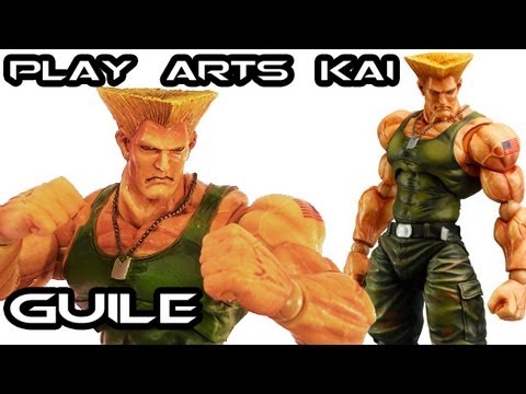  Square-Enix Street Fighter IV Guile Play Arts Kai Action Figure  : Toys & Games